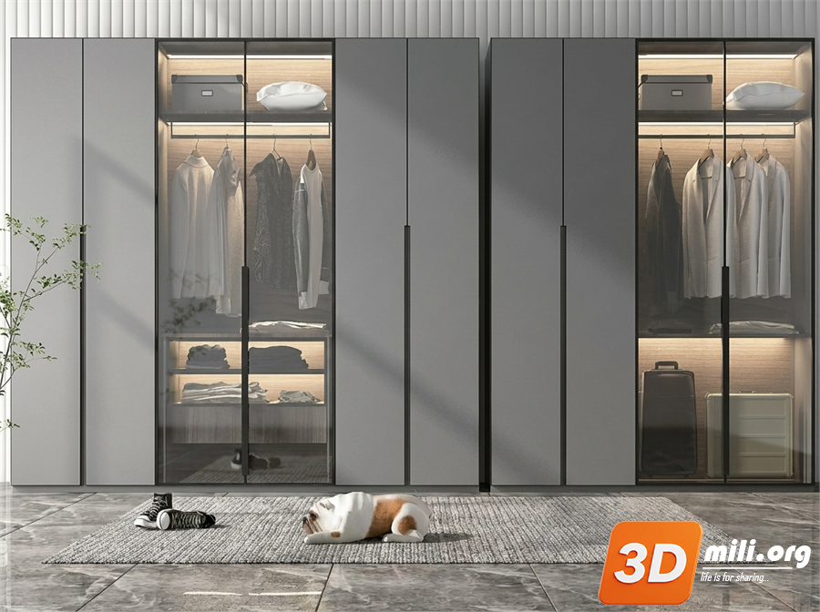 Wardrobe Skp Files 